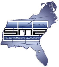 Southern Marketing Associates, Inc. logo over states they supply.