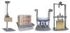 A line-up of Lansmont products