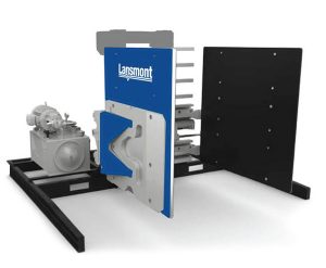 Package clamping test system.