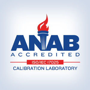 ANAB Accredited Calibration Laboratory - ISO/IEC 17025.