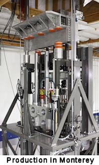 Vertical Impact Test System (VITS) being constructed for Johns Hopkins.