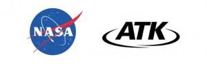 NASA and ATK logos.