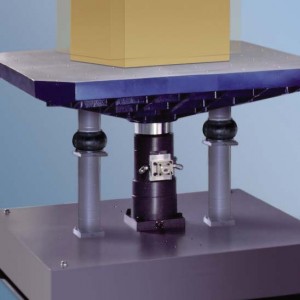 One-G vibration table supports.