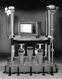 Vintage shock testing system.
