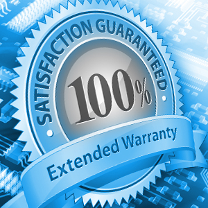 100% satisfaction guaranteed and extended warranty.
