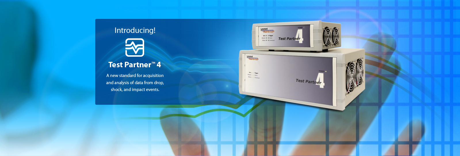Introducing the Test Partner™ 4 data acquisition system.