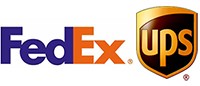 FedEx and UPS logos.