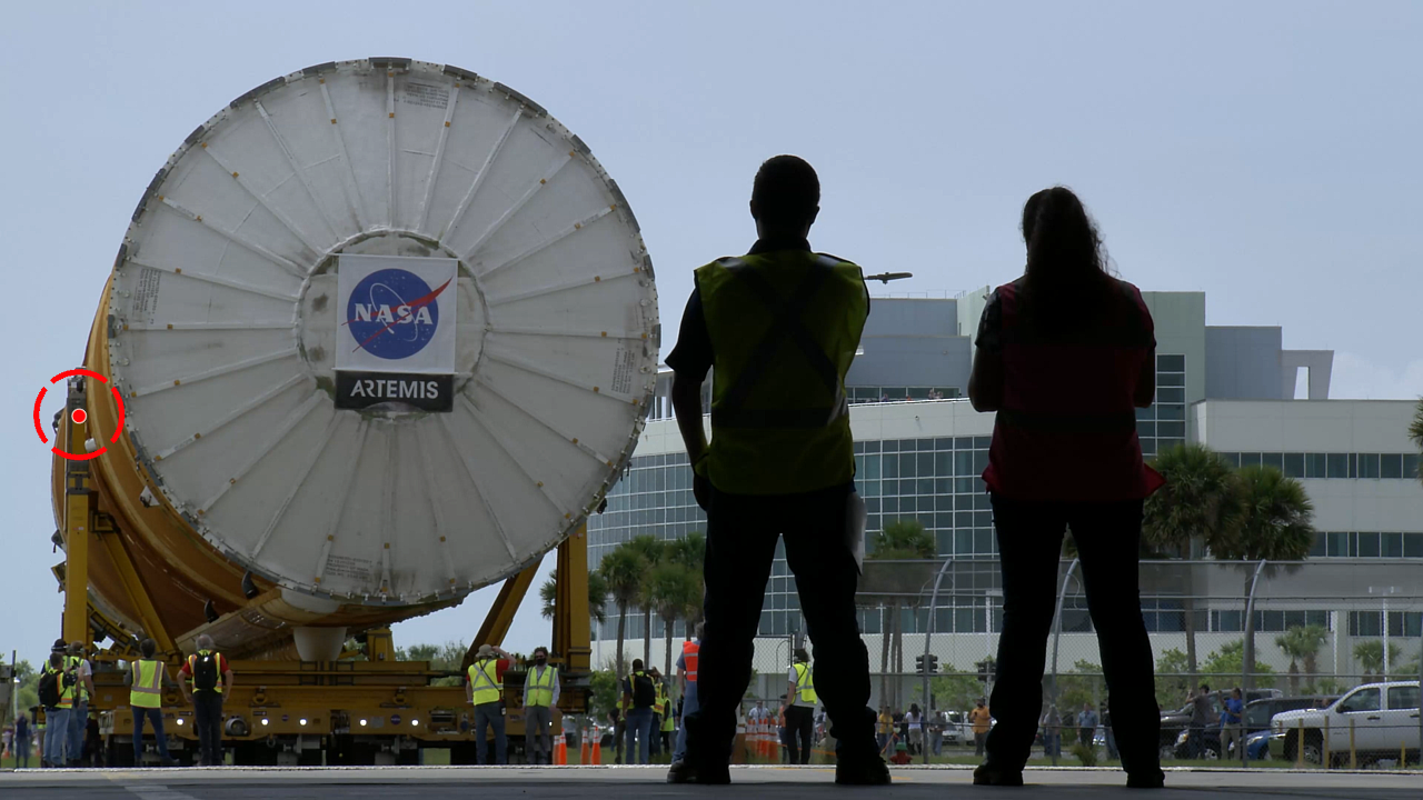 Lansmont SAVER™ data loggers being used during transportation of NASA's Artemis.