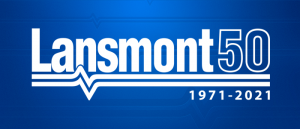 Lansmont 50 - celebrating 50 years from 1971 to 2021.